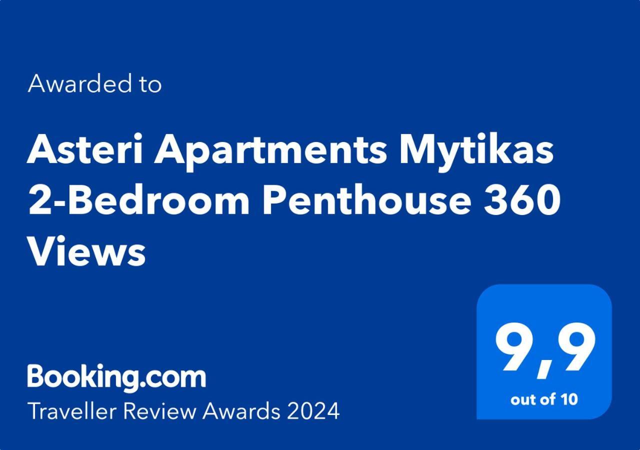 Asteri Apartments Mytikas 2-Bedroom Penthouse 360 Views Exterior photo